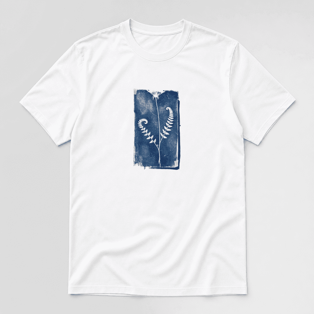 Herbarium Ghost (Prussian Cyanotype)